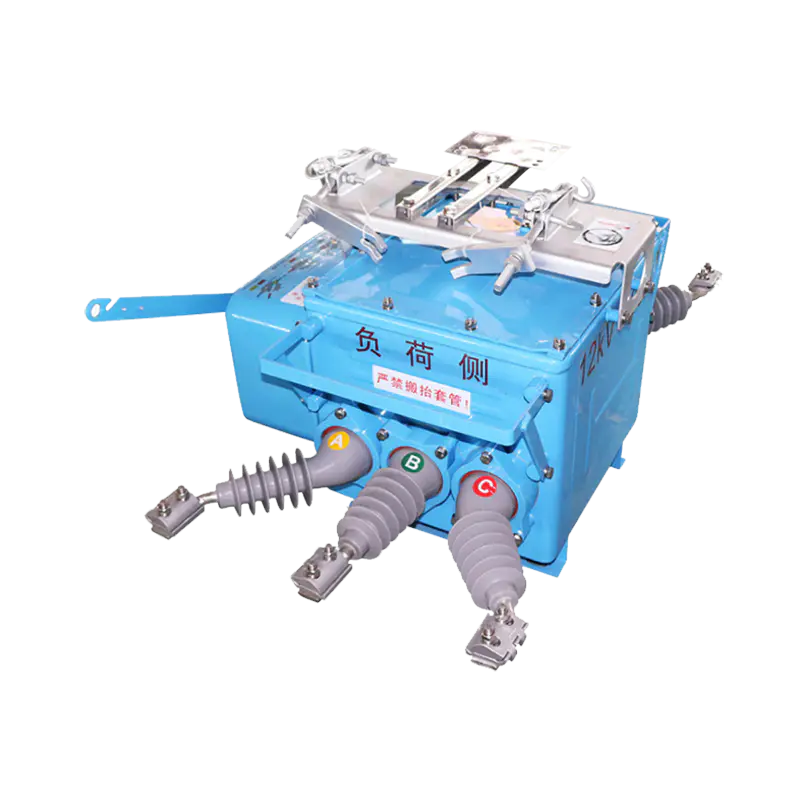 Vonkajší vákuový istič ZW28 pre rozvod vysokého napätia montovaný na stĺp